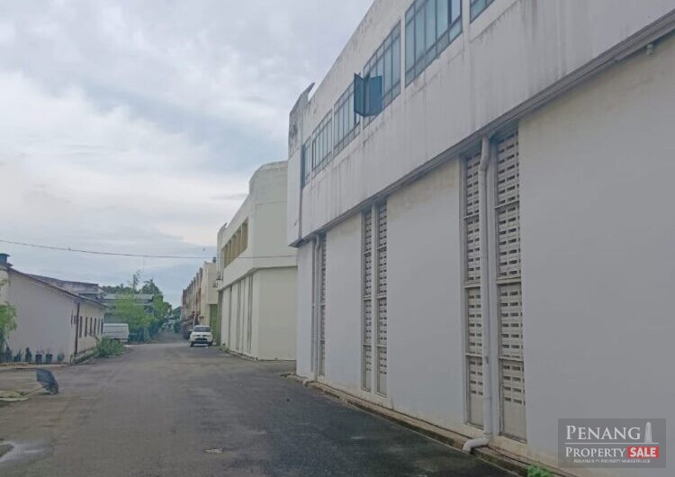 Sungai Bakap Double Storey Terrace Warehouse For Rent 100Amps