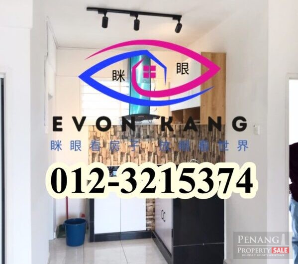 Skyridge Apartment @ Tanjung Tokong 750sf Unfurnished Extra 1 Bedroom
