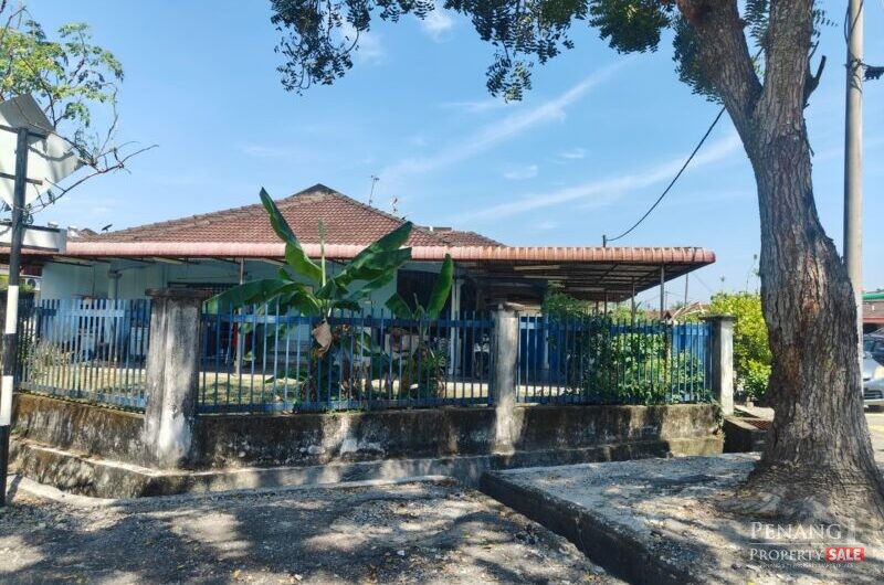 For Sale Single Storey Terrace House End Lot Bandar Tasek Mutiara Simpang Ampat Pulau Pinang